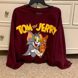 Tom and Jerry Crewneck Sweatshirt